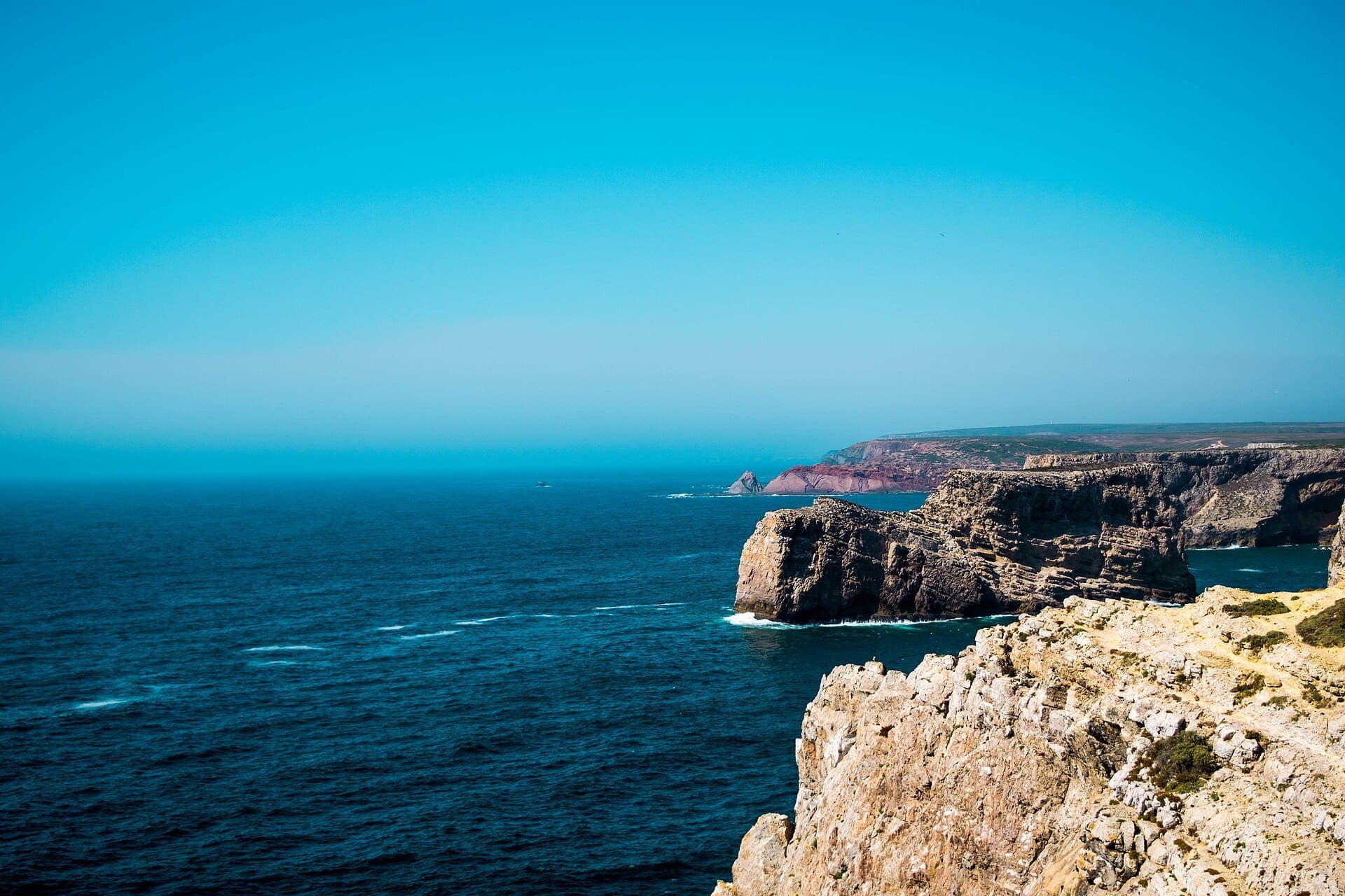 Cape St. Vincent on the Vicentine Coast, Portugal
