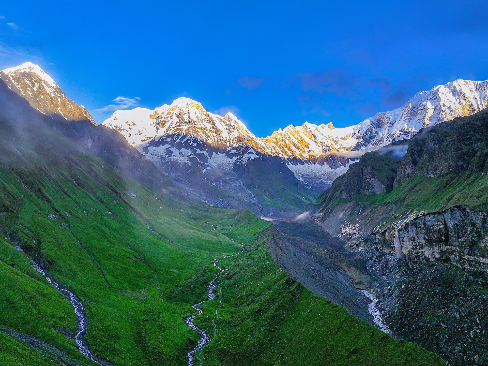 Dawn at Annapurna Base Camp, Nepal