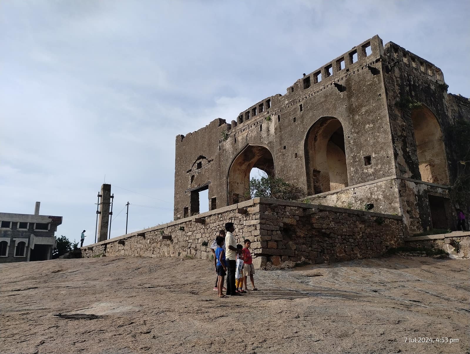 Bhongir Fort (Bhuvanagiri) on the Deccan Plateau, Telangana