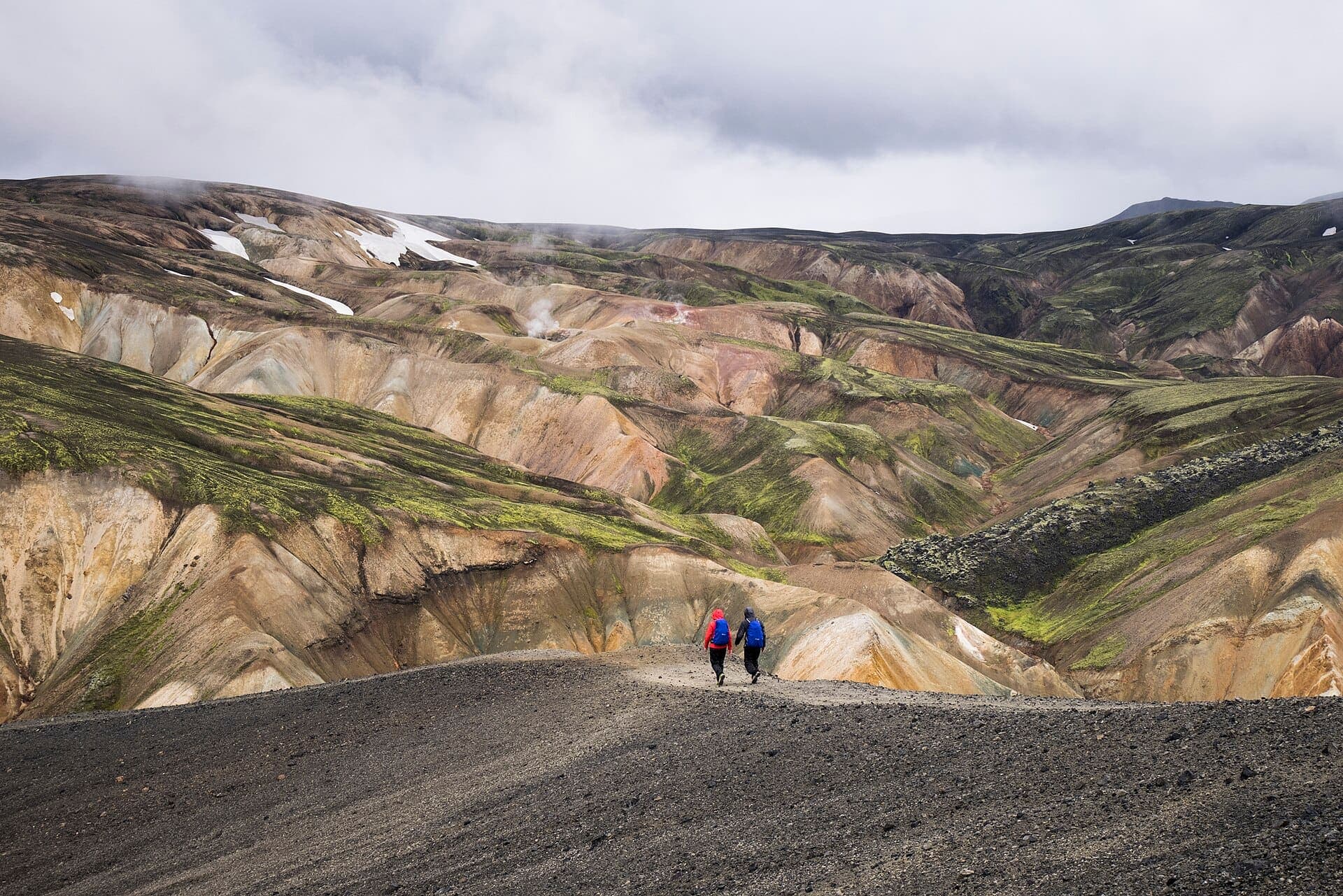 Rhyolite hills at Landmannalaugar, Iceland