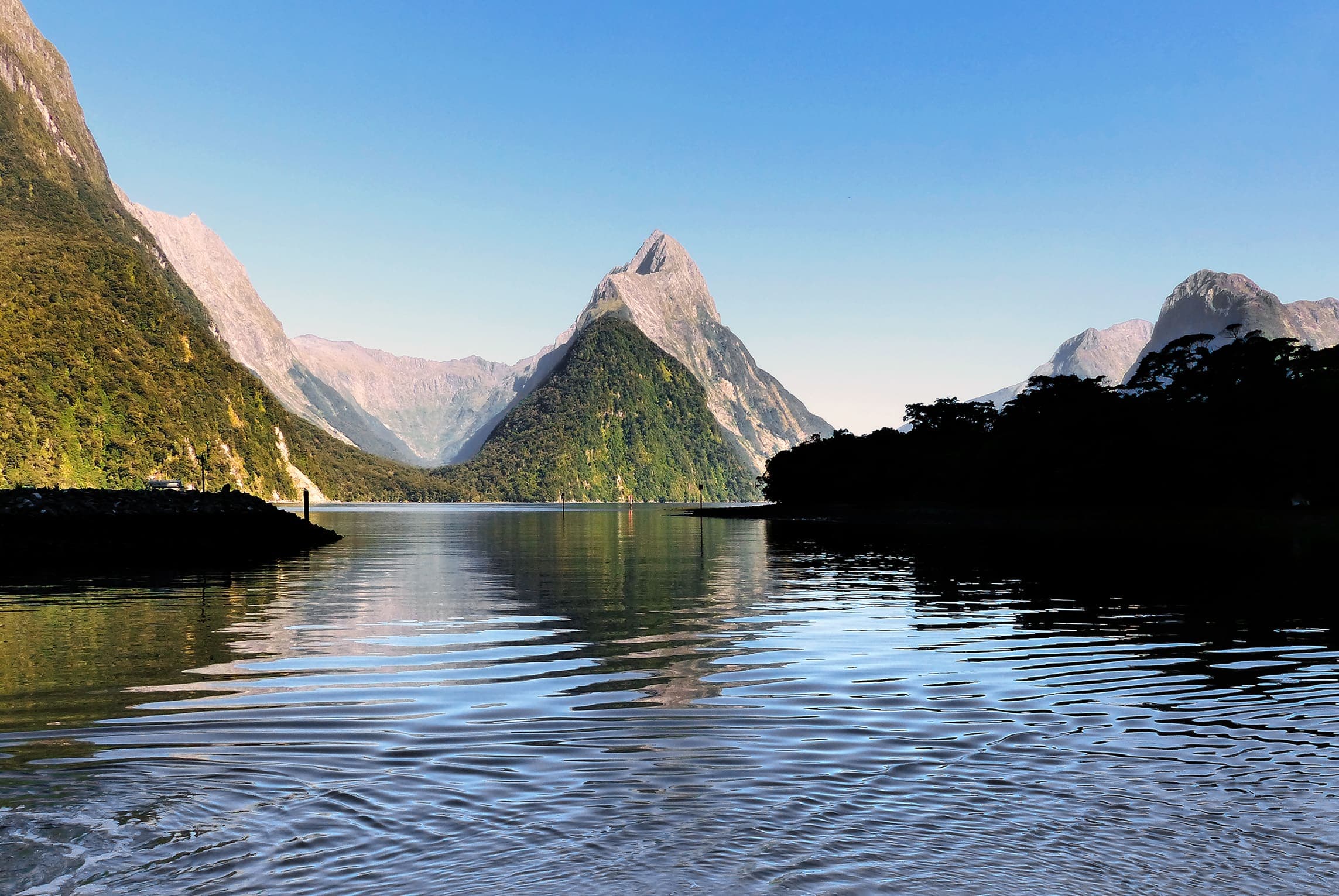 Mitre Peak, Milford Sound, at the end of the Milford Track