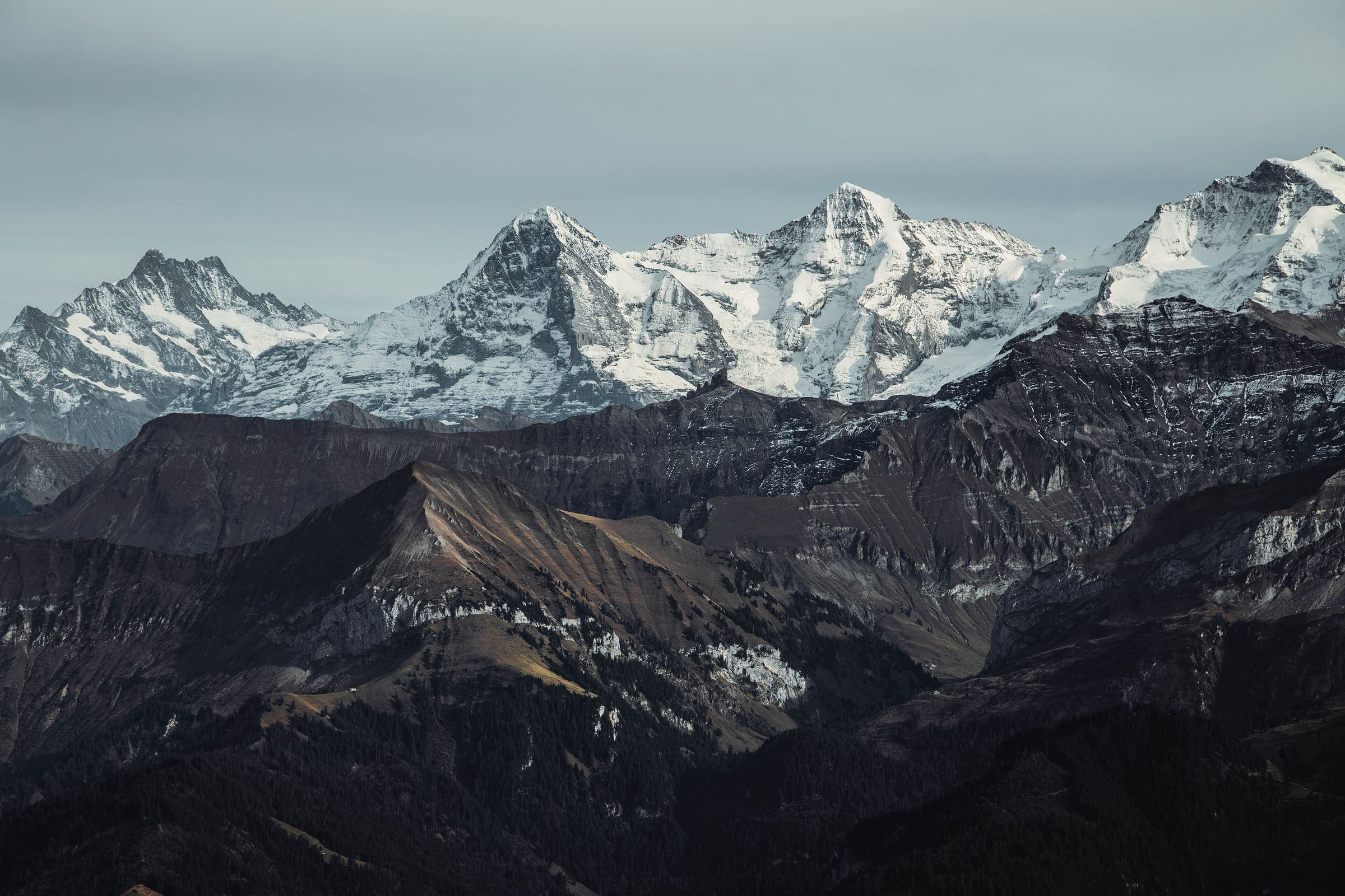 The Niesen above the Bernese Oberland, Switzerland