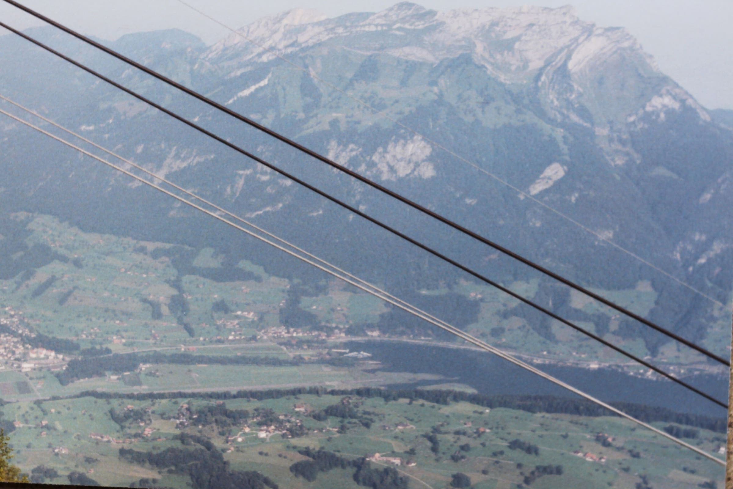 Stanserhorn above Lake Lucerne, Nidwalden, Switzerland