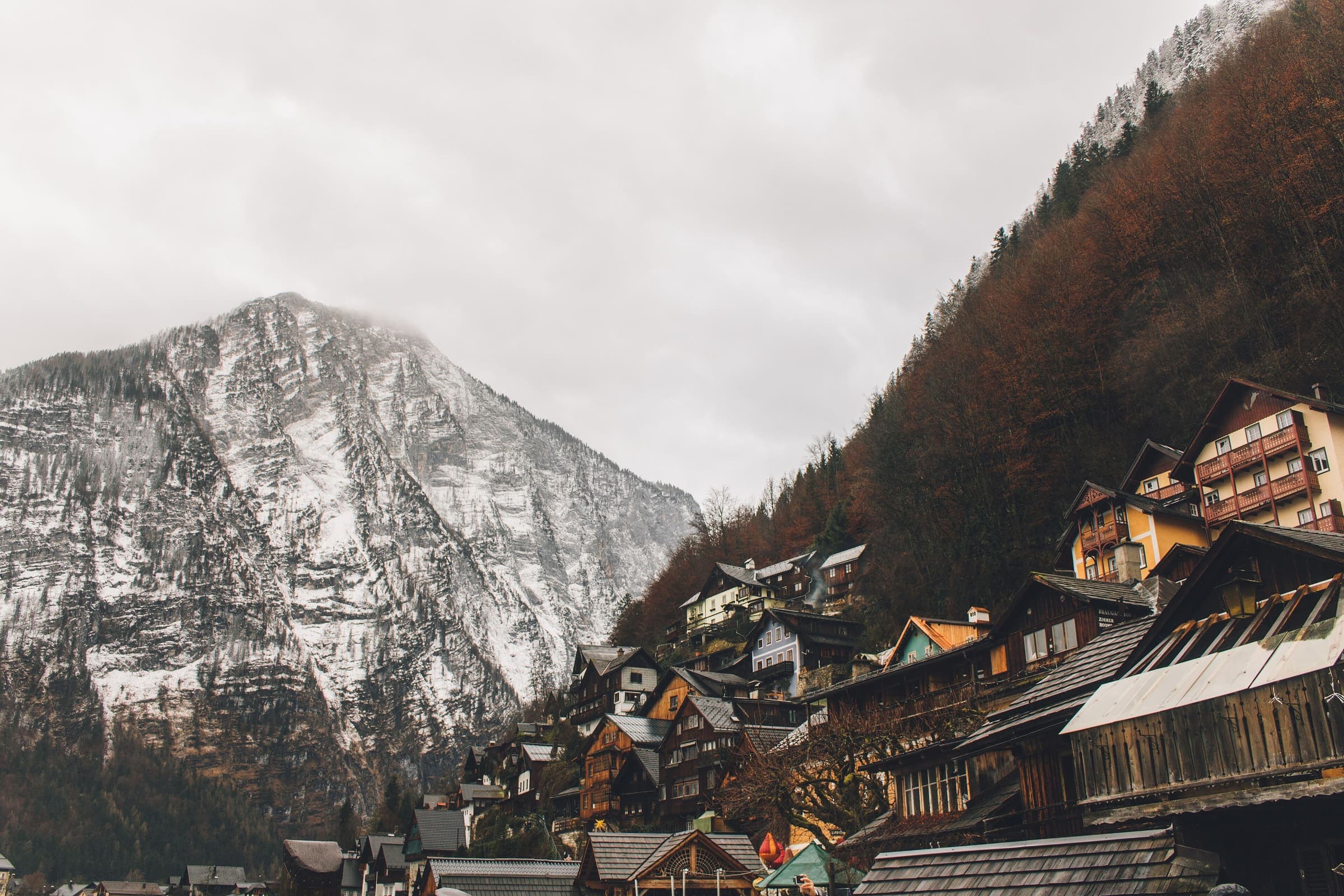 Hallstatt and the Salzkammergut mountains, Upper Austria