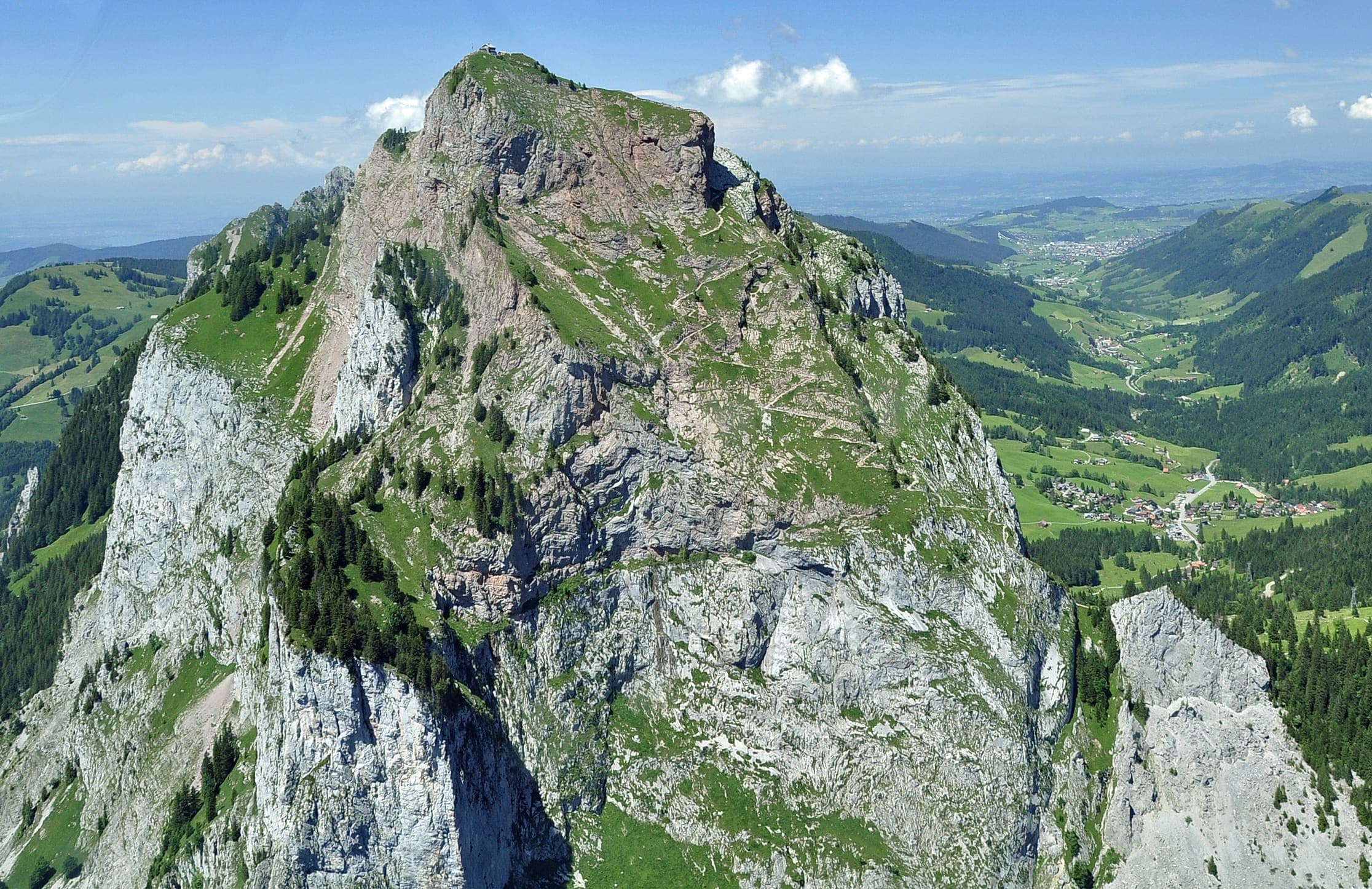 The Mythen above Schwyz, Switzerland