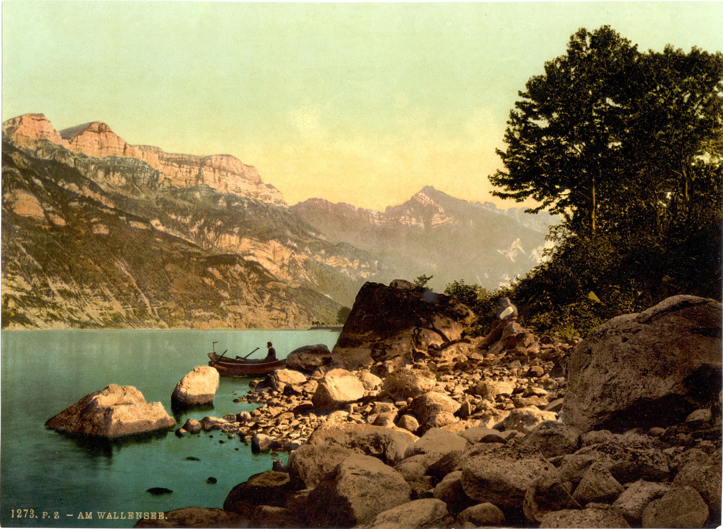 The Churfirsten above Walensee, St. Gallen, Switzerland