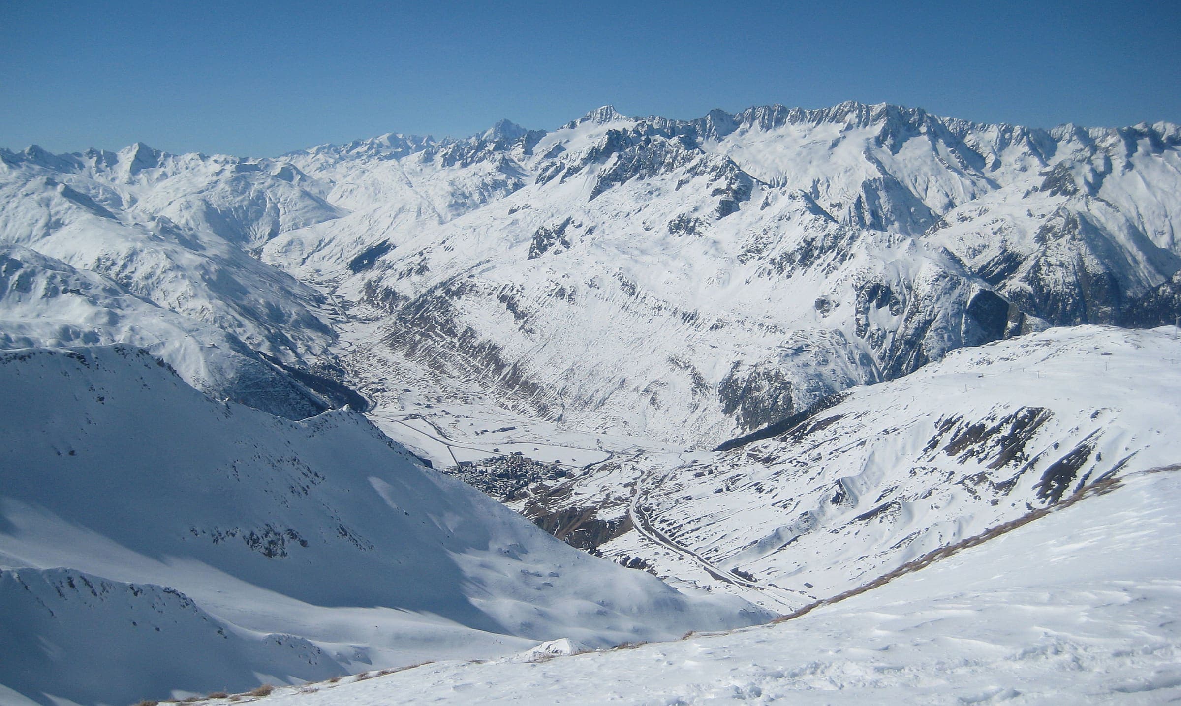 Andermatt high country in Uri, Switzerland
