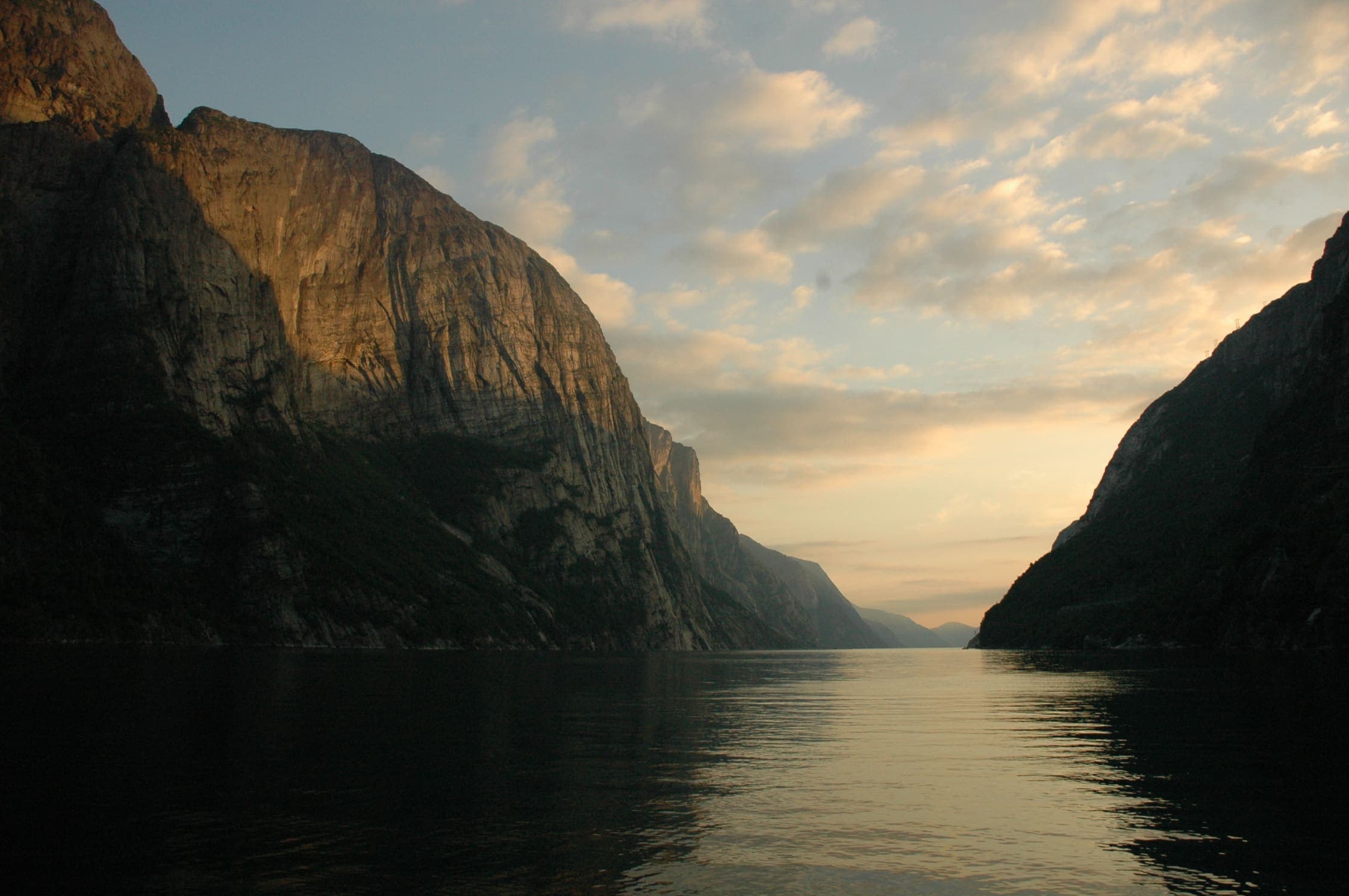 Lysefjord in Ryfylke, Norway