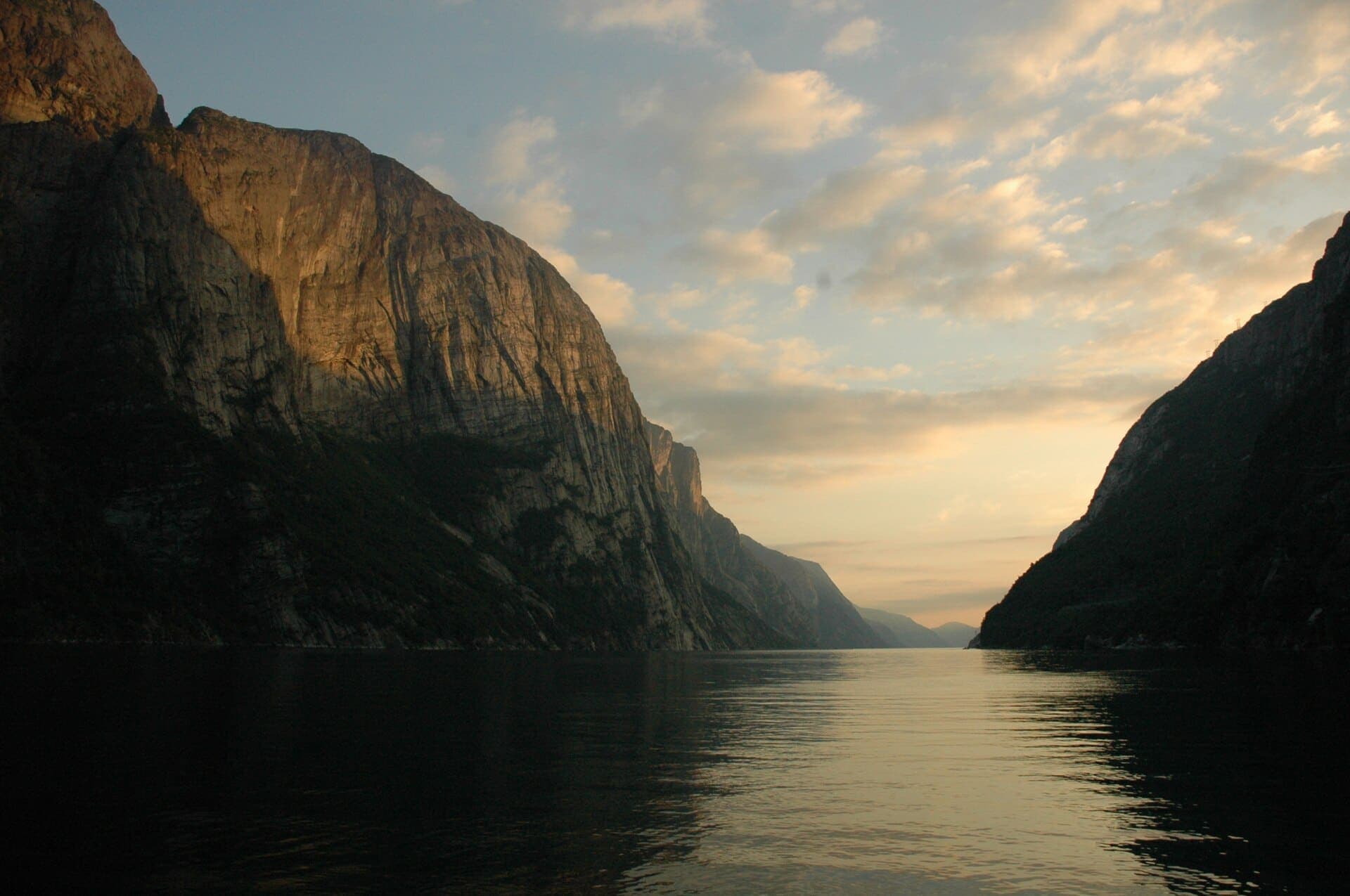 Lysefjord in Ryfylke, Norway
