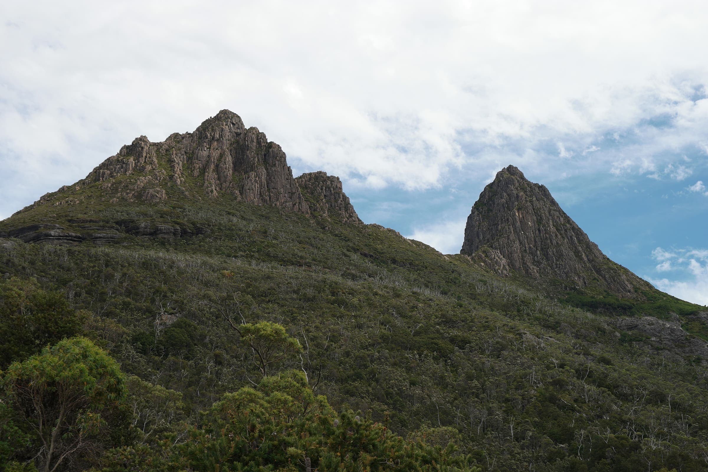 Dove Lake circuit below Cradle Mountain, Tasmania